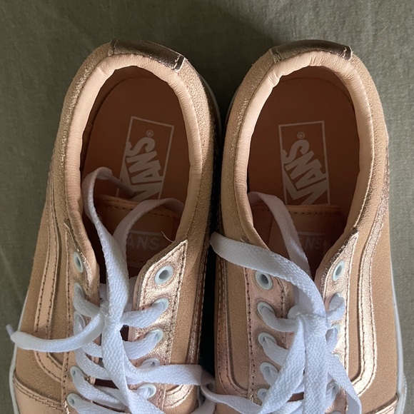 NWOB - Vans Old Skool Rose Gold GORGEOUS - Picture 6 of 12